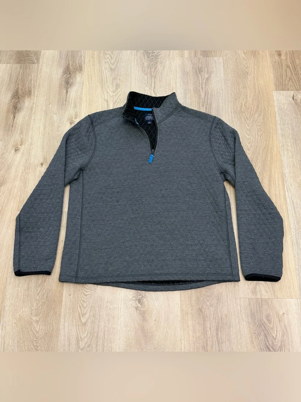 J. Crew Authentic Fleece Quilted Pullover